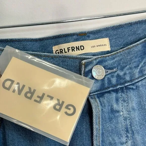 GRLFRND Blue Straight Leg Jeans - Picture 11 of 12